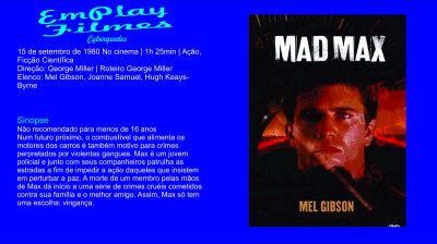 Mad Max 1 (1979) # MEL GIBSON
