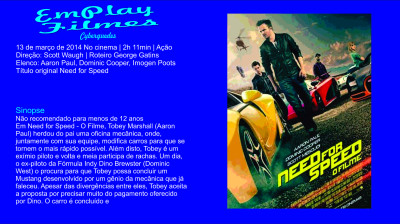 Need For Speed (2014) # HD 1080p # Ação, Aventura