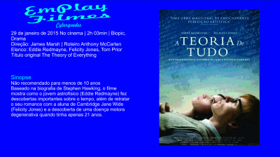A Teoria De Tudo (2014) # Baseado na Biografia de Stephen Hawking