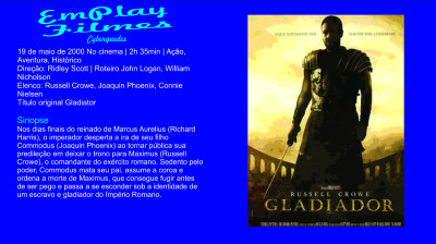 Gladiador (2000) ‧ Ação, Aventura