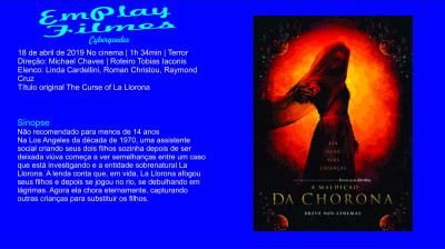 A Maldição da Chorona (2019) # Terror