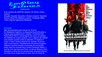 Bastardos Inglórios (2009)# Brad Pitt#Quentin Tarantino