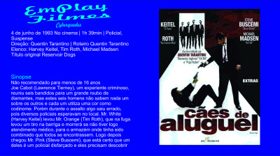 Cães De Aluguel (1992)# Quentin Tarantino