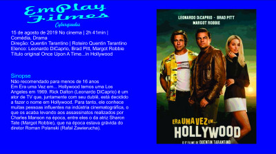 Era Uma Vez Em... Hollywood (2019)#Leonardo DiCaprio, Brad Pitt, Margot Robbie#Quentin Tarantino