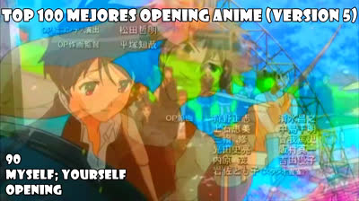 100 mejores opening anime version 5  (1980-2024)