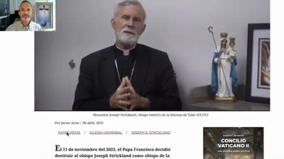 EL SUTIL VENENO que destila Monseñor STRICKLAND es letal y FRUTO de su SUMISIÓN a Bergoglio