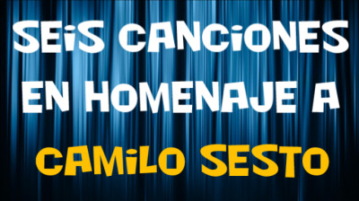 Seis Canciones En Homenaje A Camilo Sesto (Cover) J. Dos Martínez.