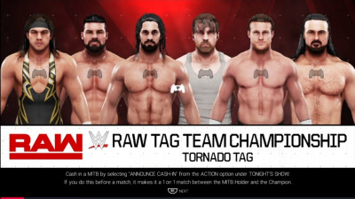 Bobby Roode & Chad Gable vs Seth Rollins & Dean Ambrose vs Dolph Ziggler & Drew McIntyre (WWE 2K19)