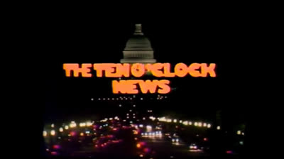 WTTG Channel 5 News: The 10PM News open - October 6, 1978