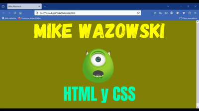 Cómo dibujar a Mike Wazowski en HTML y CSS - Web development